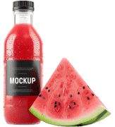 بطری آبمیوه هندوانه تازه